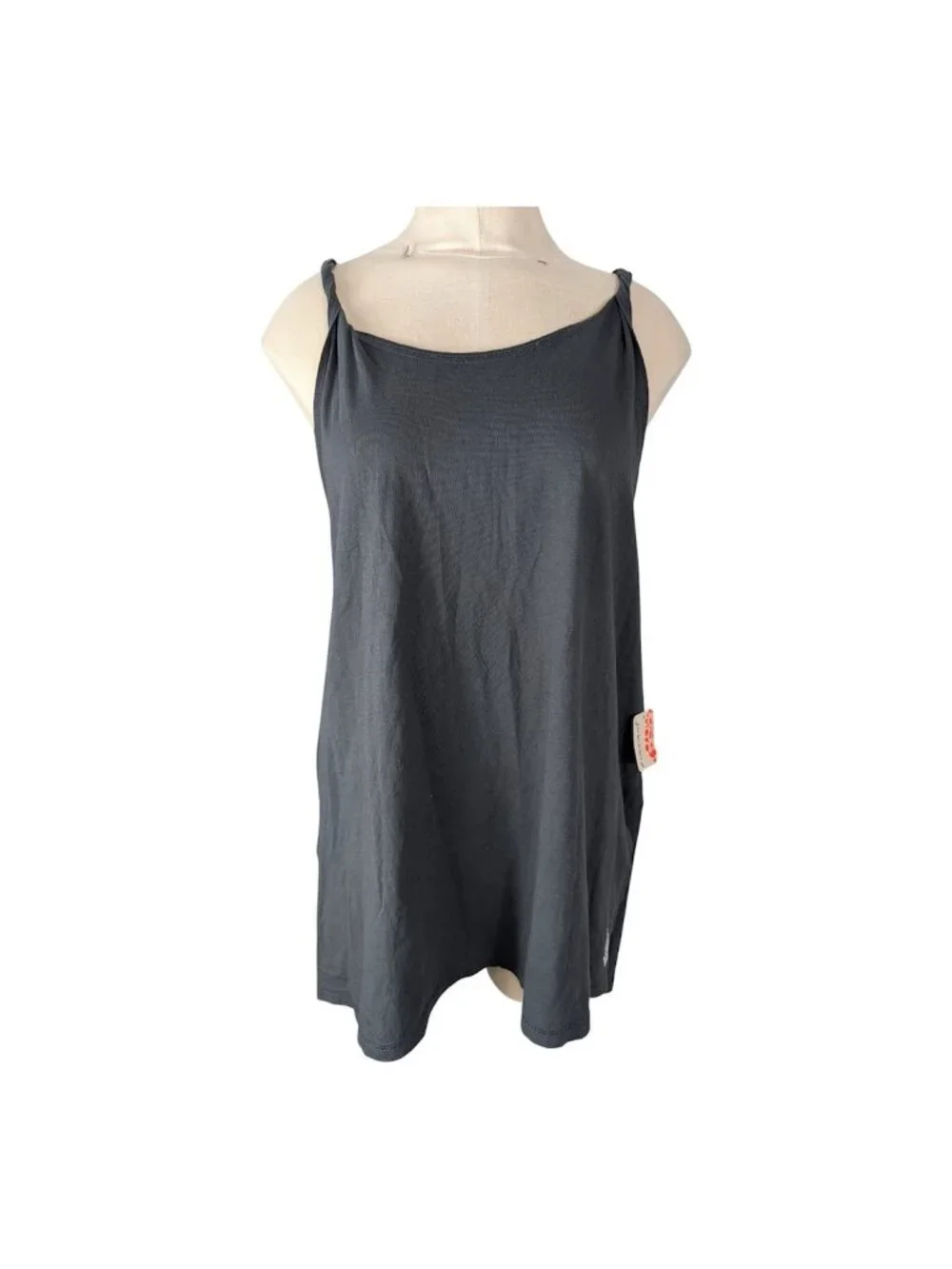 Free people black sleeveless slip-on dress women's size M